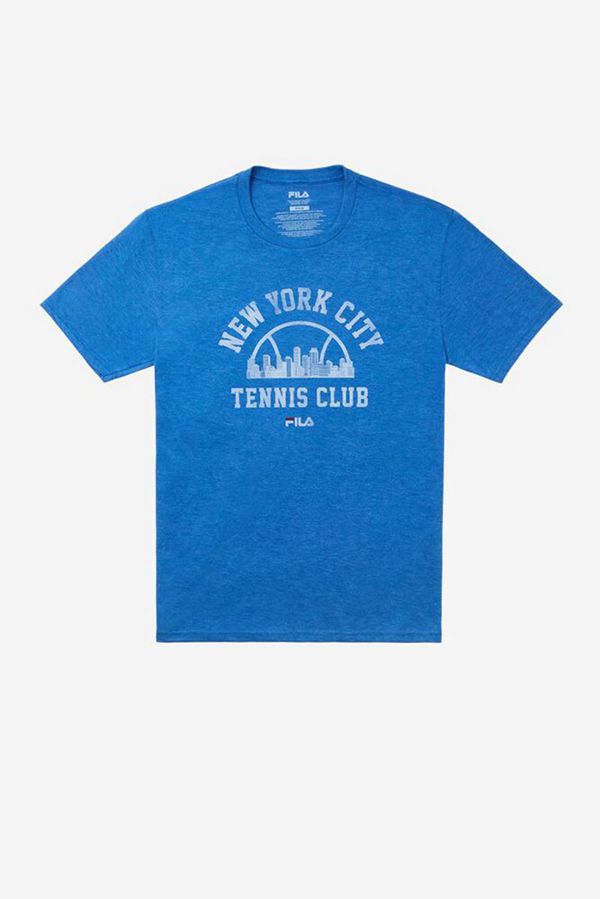 Fila Tričká Panske Kráľovská Modrá - Nyc Vintage Club Vypredaj - Slovakia 74983-XAFQ